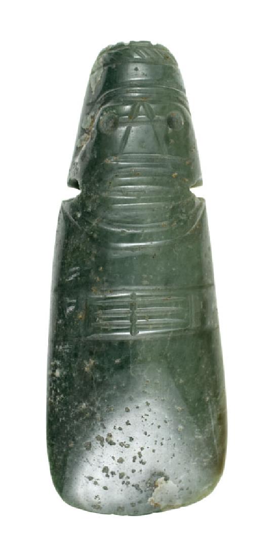 Translucent 4 7/8" Jade Axe God (1 of 4)