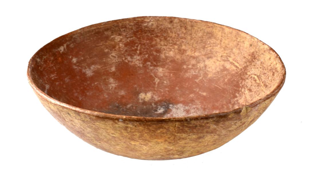 10 1/8" Colima Redware Bowl (1 of 5)