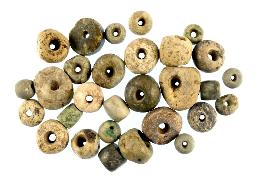 Nice Assemblage of 29 Ancient Mayan Beads (1 of 1)