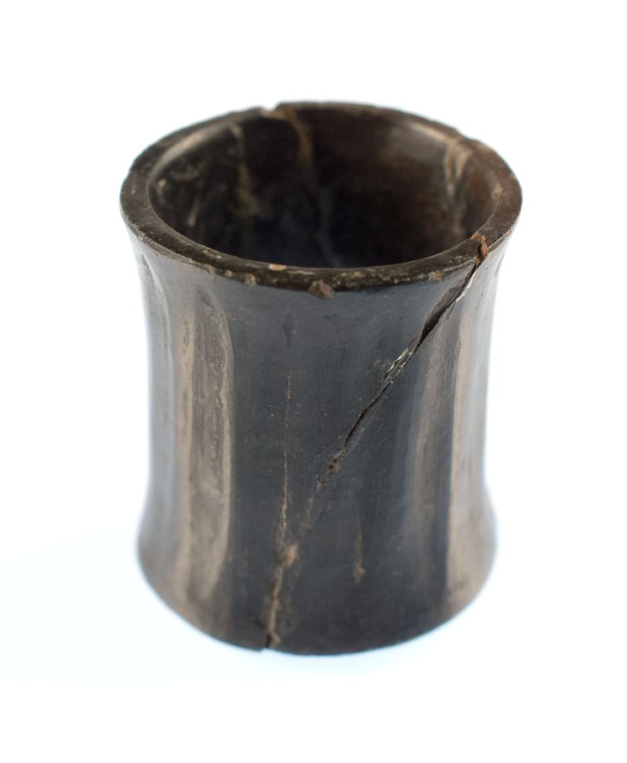 Rare 1 1/4" Mayan Pottery Ear Spool (1 of 3)