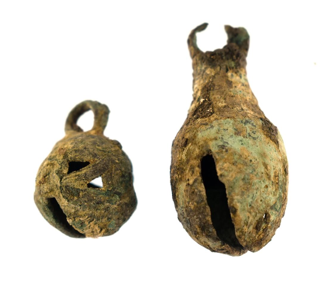 Pair of Mayan Copper Bells (1 of 2)