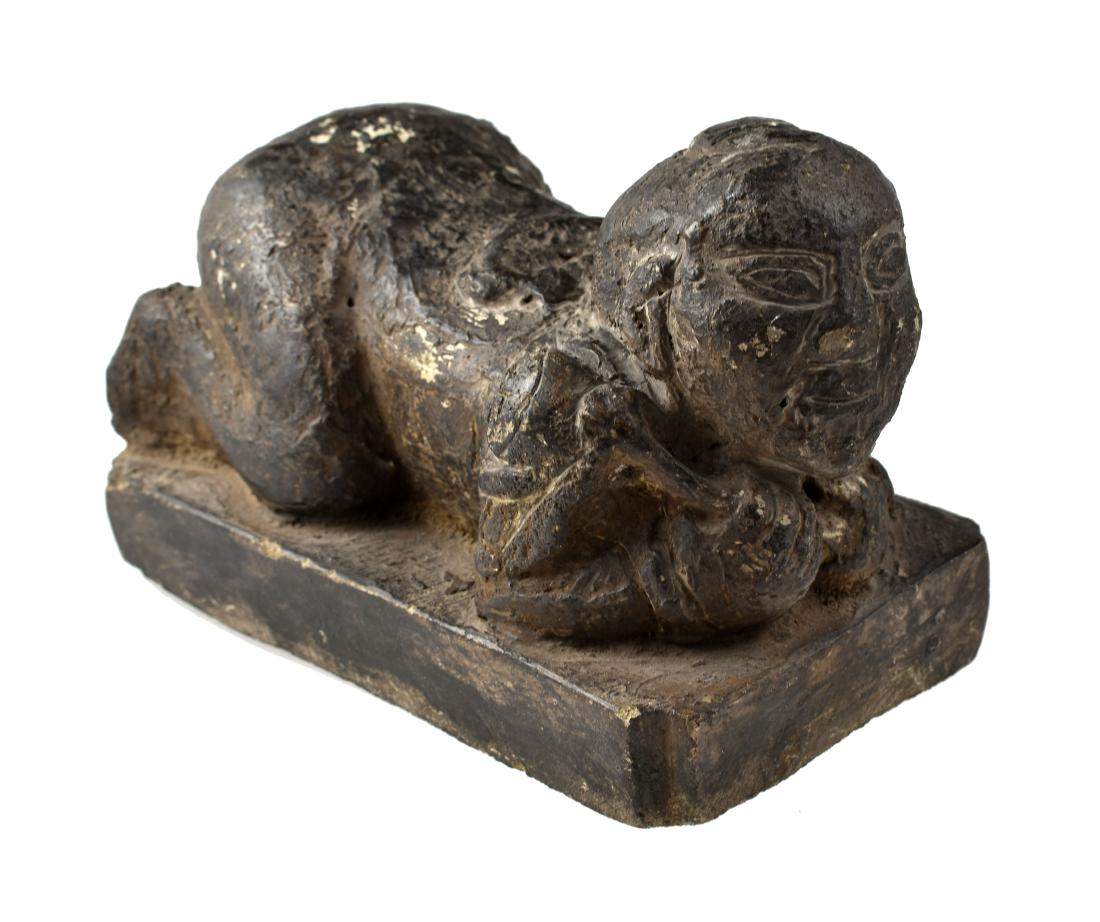 7 1/2" Chinese Hardstone Pillow - Tang or Ming (1 of 7)