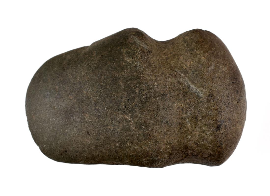 3" Full Groove Axe: Green diorite example from KY/OH/IN.