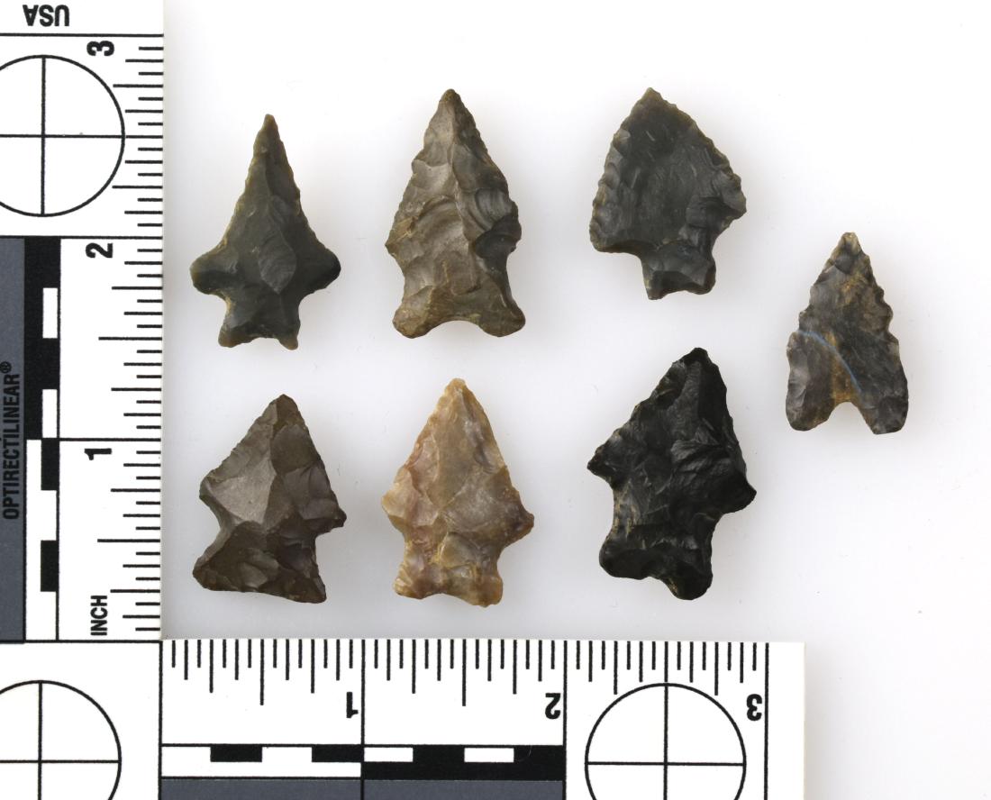 7 Ohio Bifurcates: Nice lot of Ohio points.