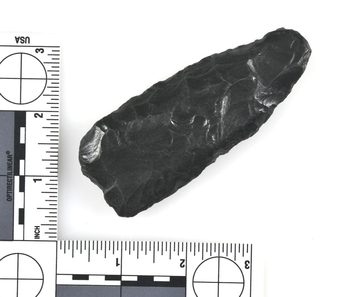 4" Obsidian Blade: California example in 'Mouse Obsidian' as higher grade Dacite is sometimes referred.