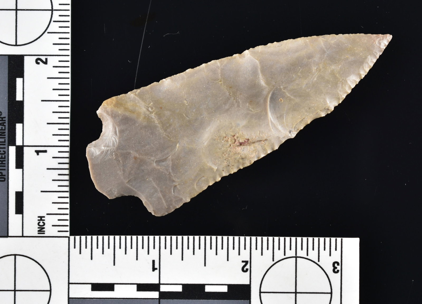 3-5/8" Pickwick: Hornstone flint example from Tennessee. Nice!
