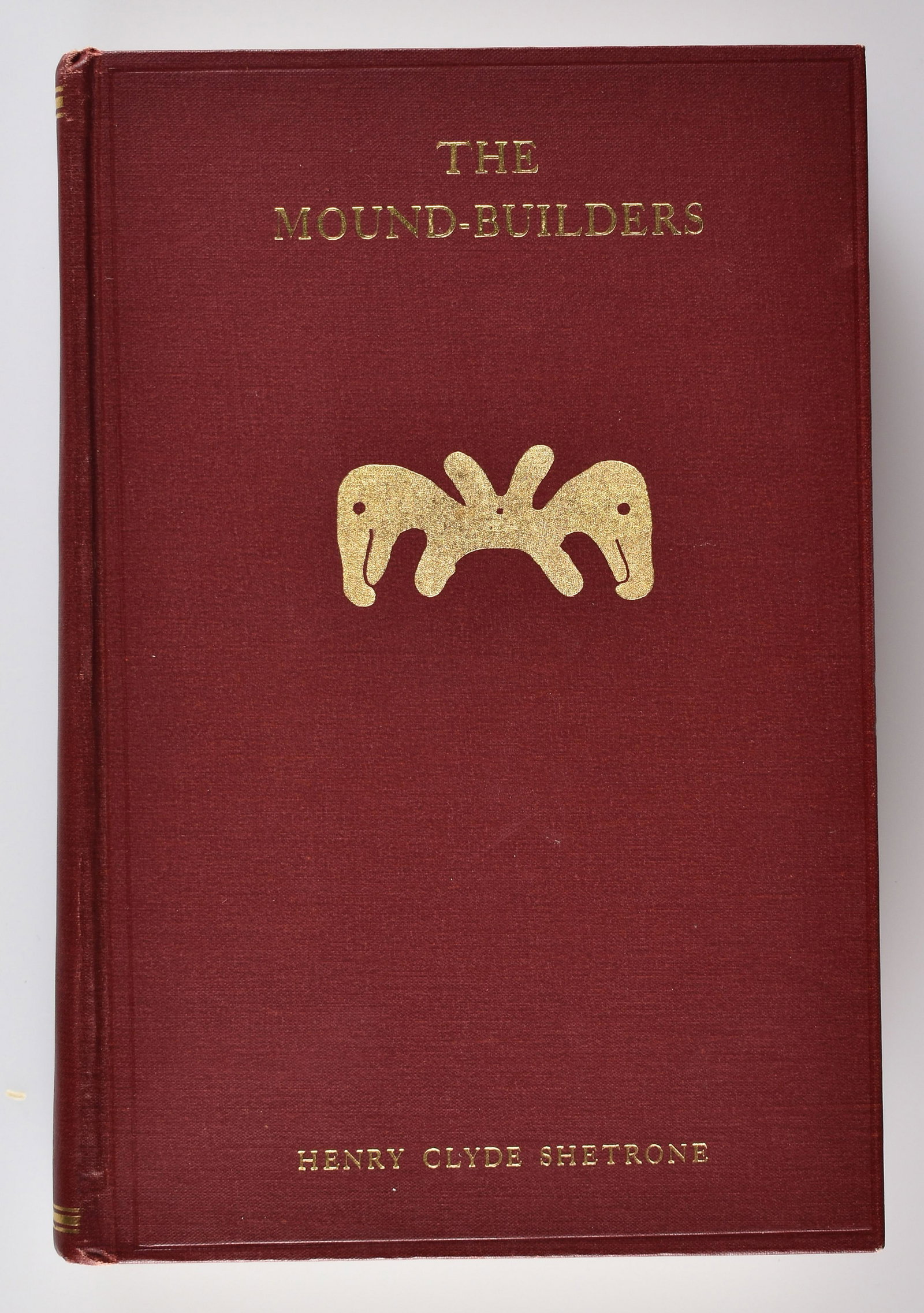 The Mound-Builders - Shetrone: Excellent condition 1941 edition with photos and fold out maps intact. See collectible examples of this book from $200-$650++!!!