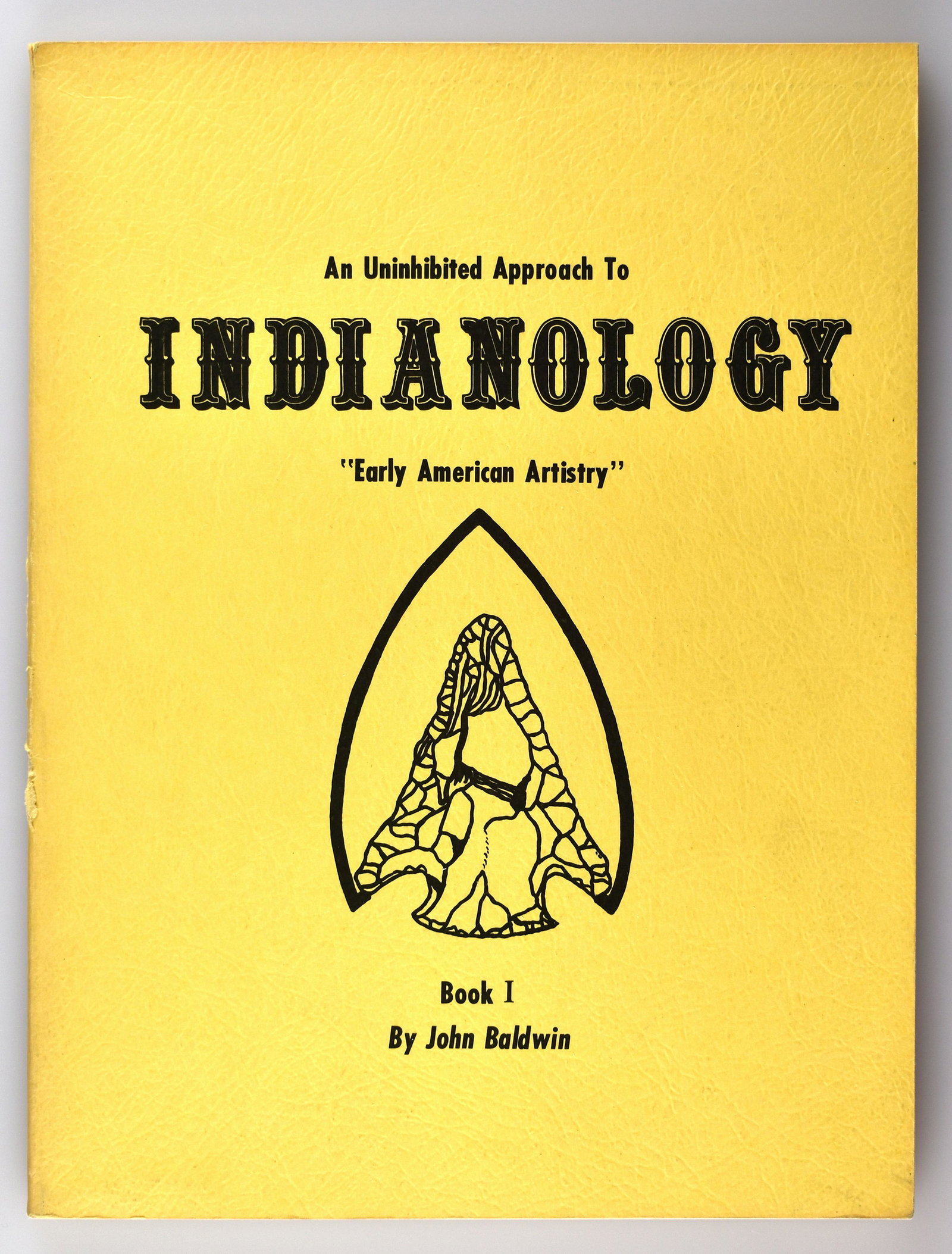 Indianology - John Baldwin: Typographical guide published by John Baldwin in 1974.