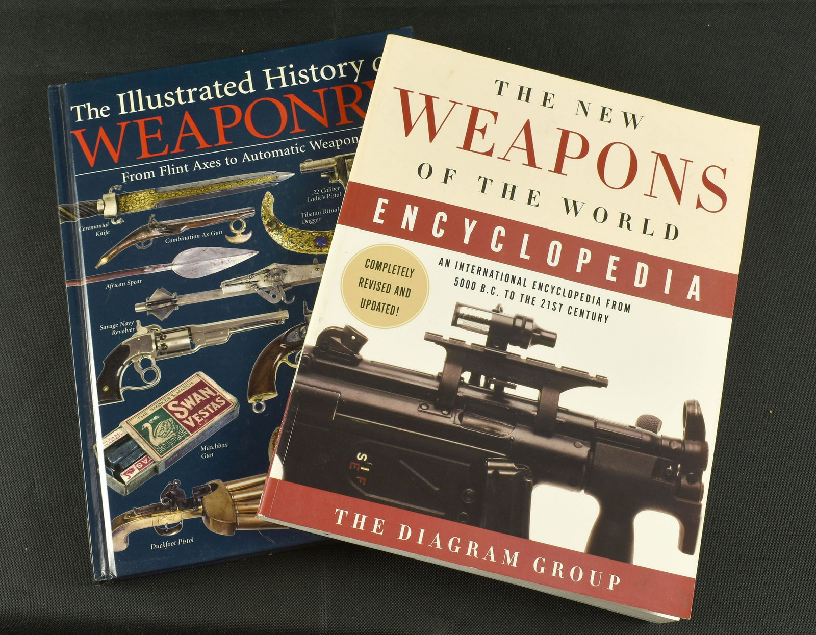 Pair of Guides to Collectible Weaponry: The Illustrated History of Weaponry; The New Weapons of the World Encyclopedia