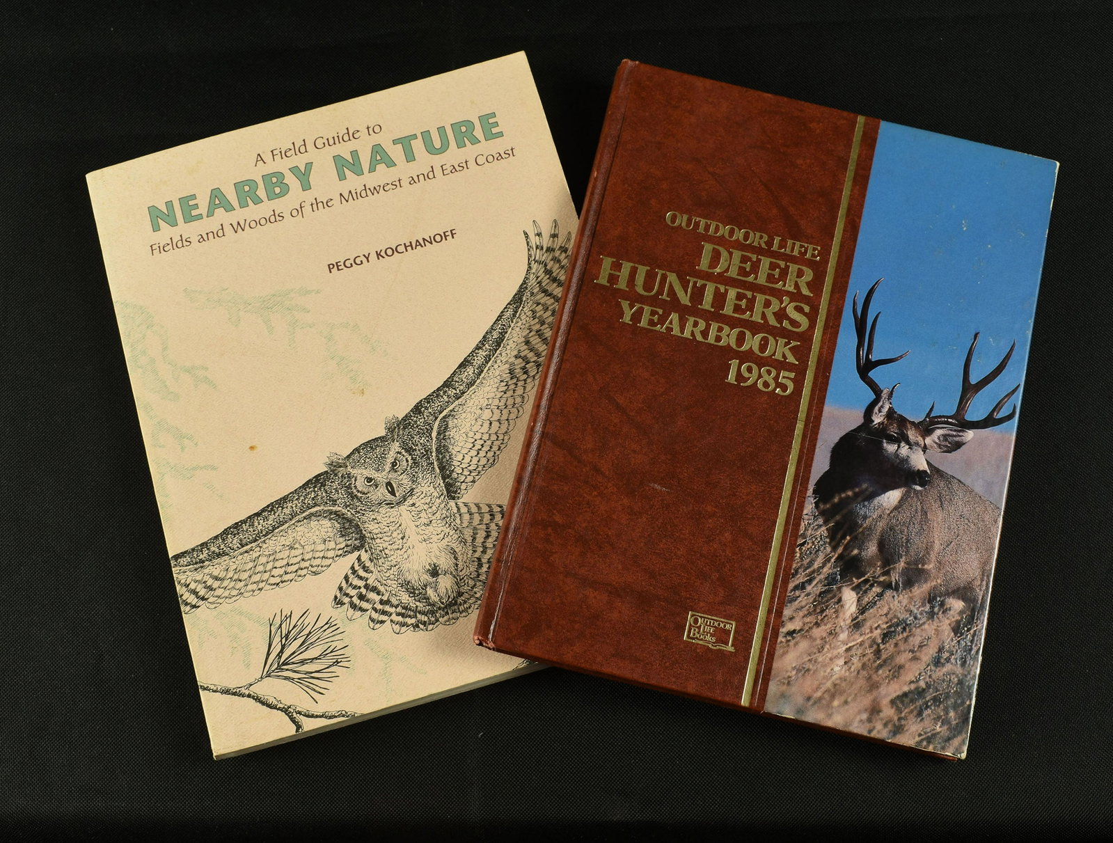 Pair of Wildlife Books: A Field Guide to Nearby Nature; Deer Huner's Yearbook 1985.