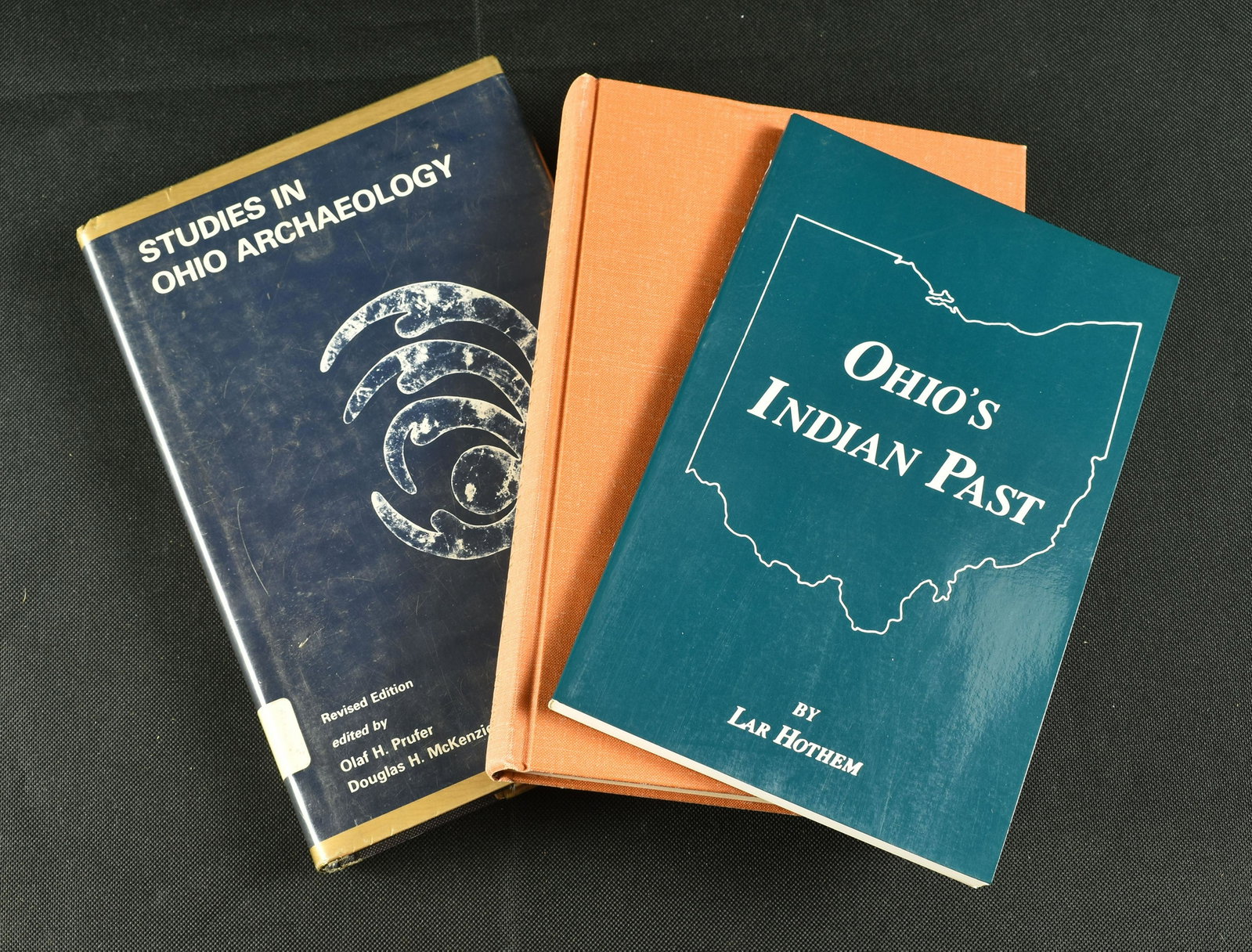 3 Ohio Archaeology Books: Studies in Ohio Archaeology 1st and 2nd edition - Olaf Prufer and McKenzie. Ohio's Indian Past - Lar Hothem.