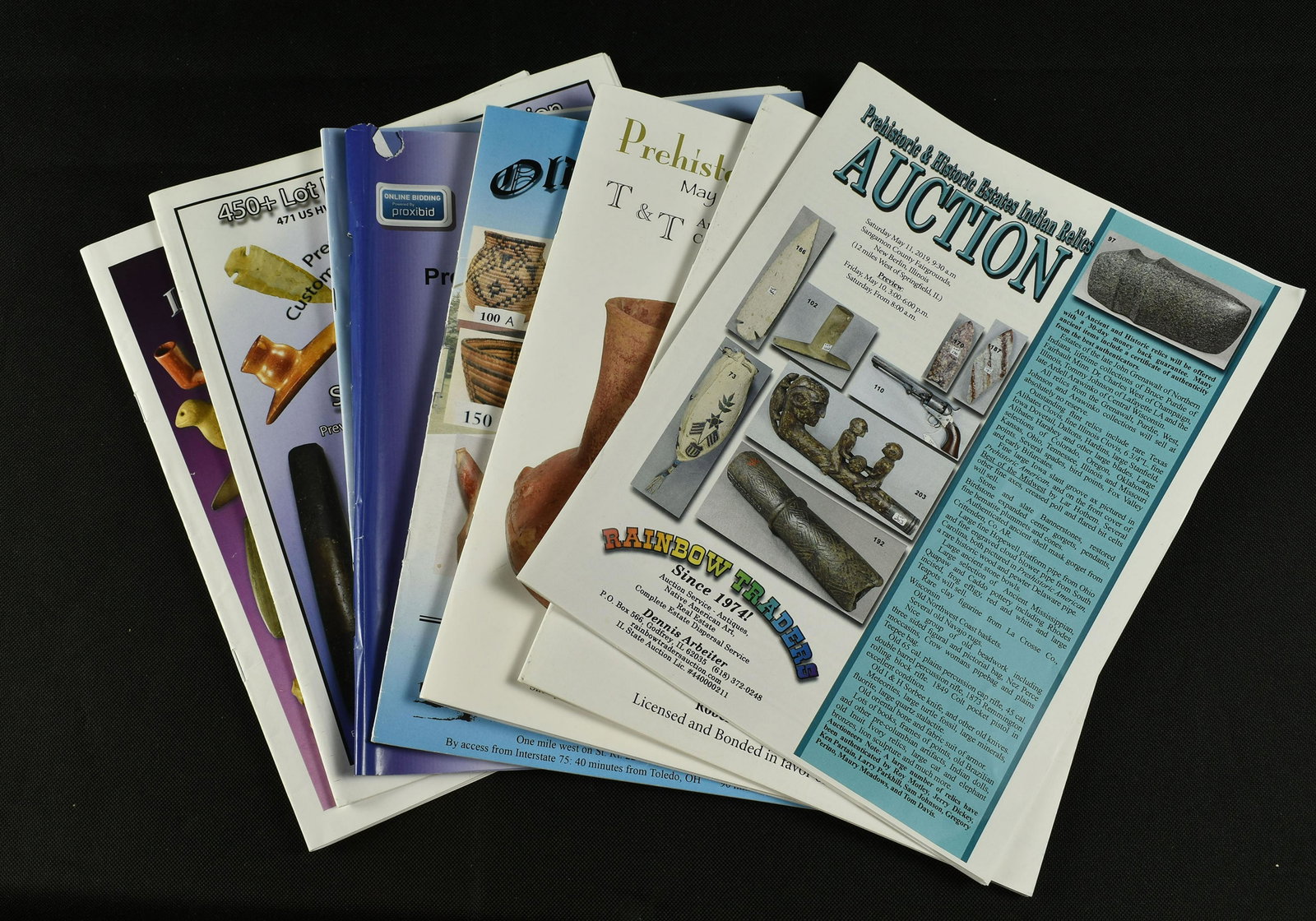 Assortment of 9 Auction Catalogs: 9 catalogs from multiple auction houses.