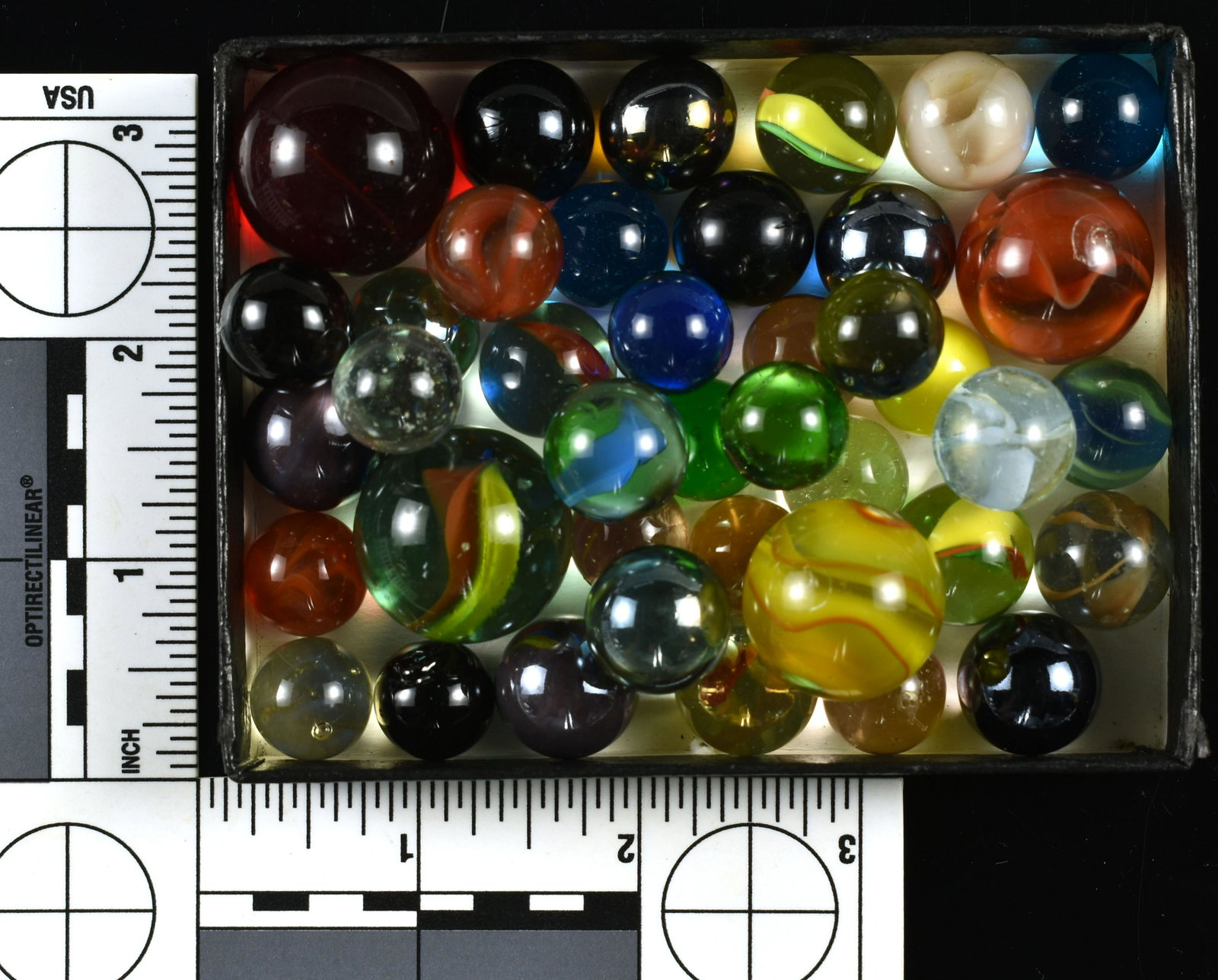 Large lot of Vintage Marbles: Multiple colors and patterns