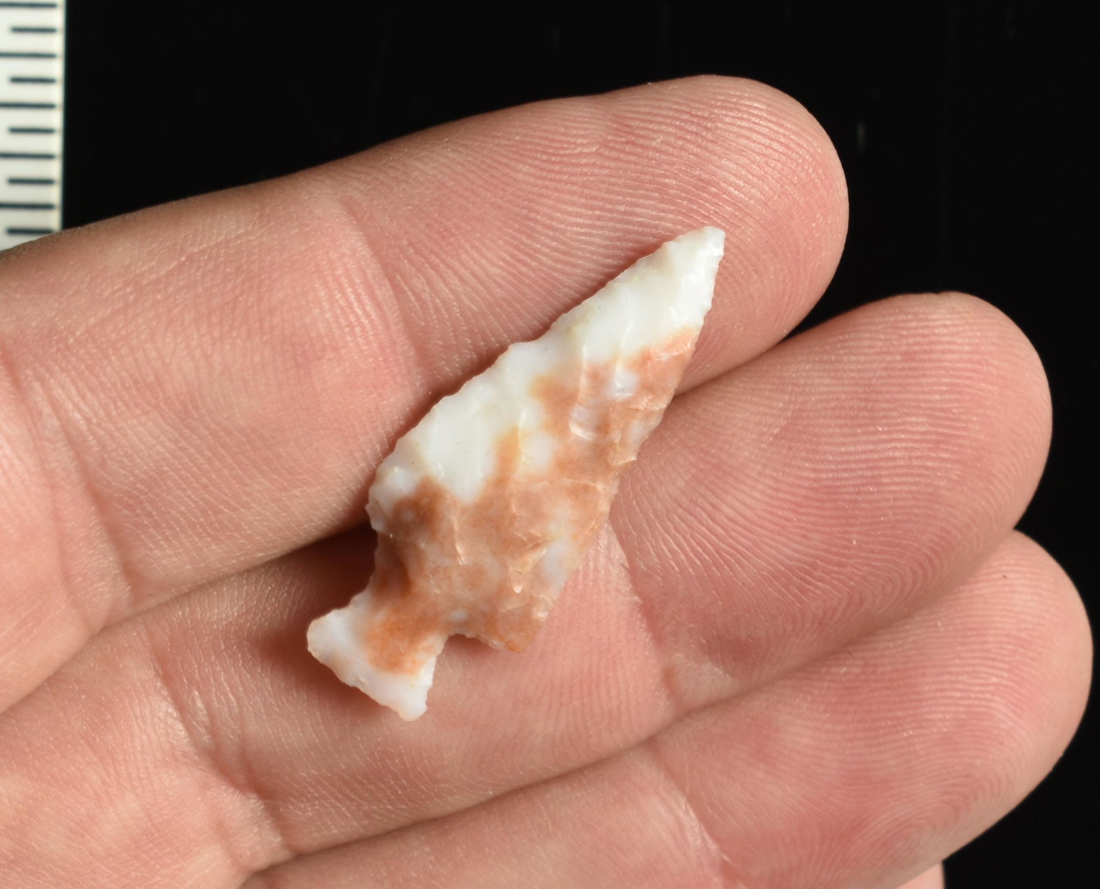 1-5/16" Wallula Gap: Nice pretty white/pink agate. Lassen Co., California. Ex Robert Beckett Collection.