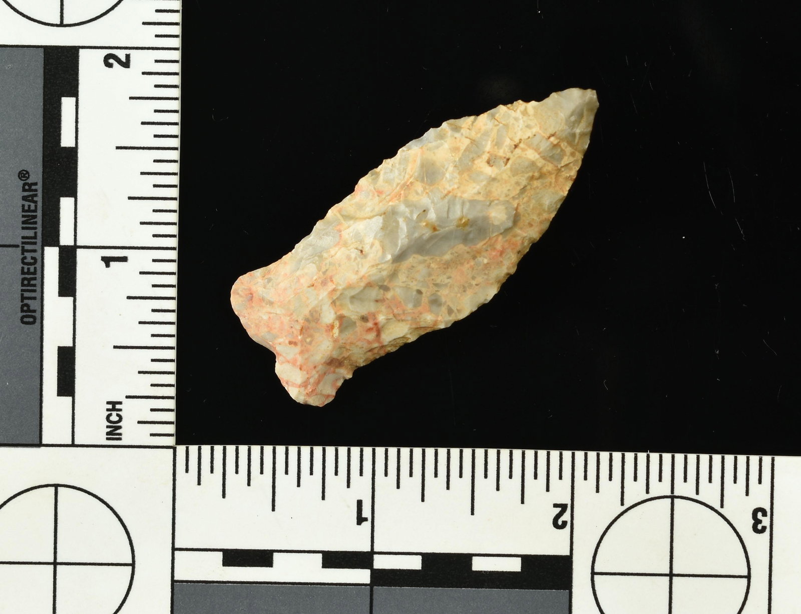 Super Colorful 2 3/16" Beaver Lake?: Could be an unfluted Cumberland. From Logan Co., Kentucky.