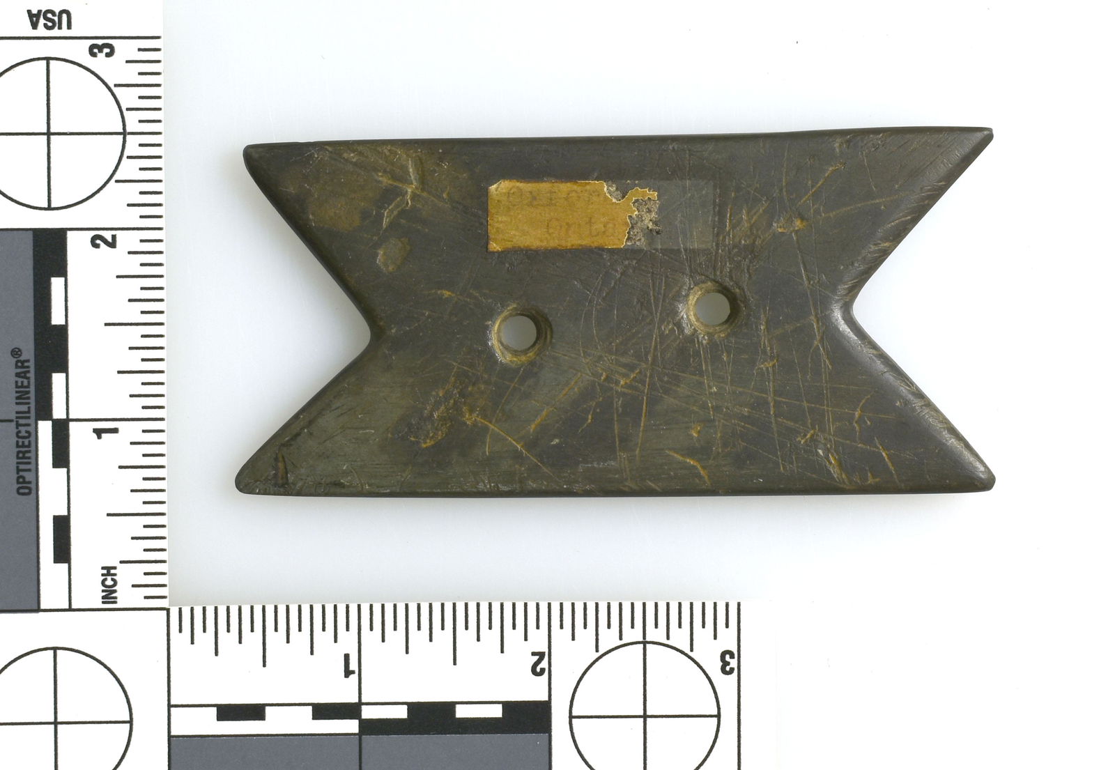 4" Reproduction Gorget: Reproduction as-is.