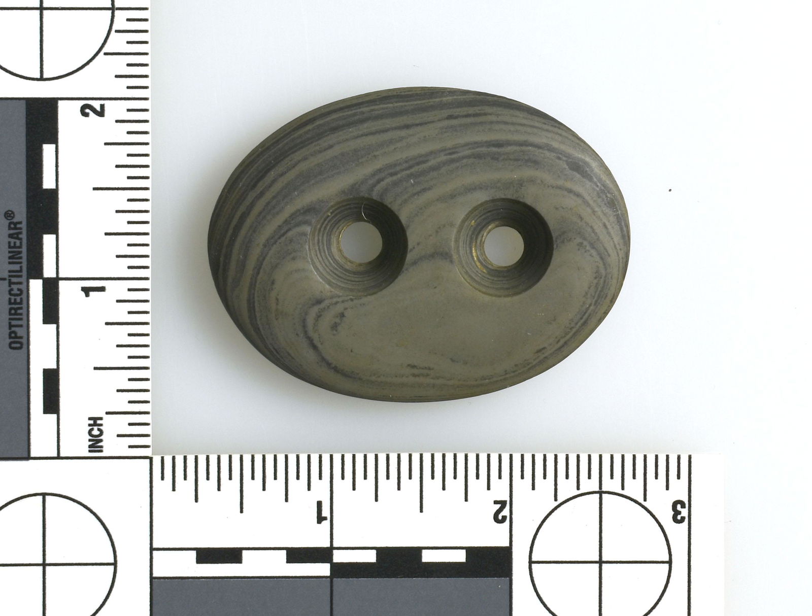 2-3/8" Reproduction Gorget: Reproduction. As-is.