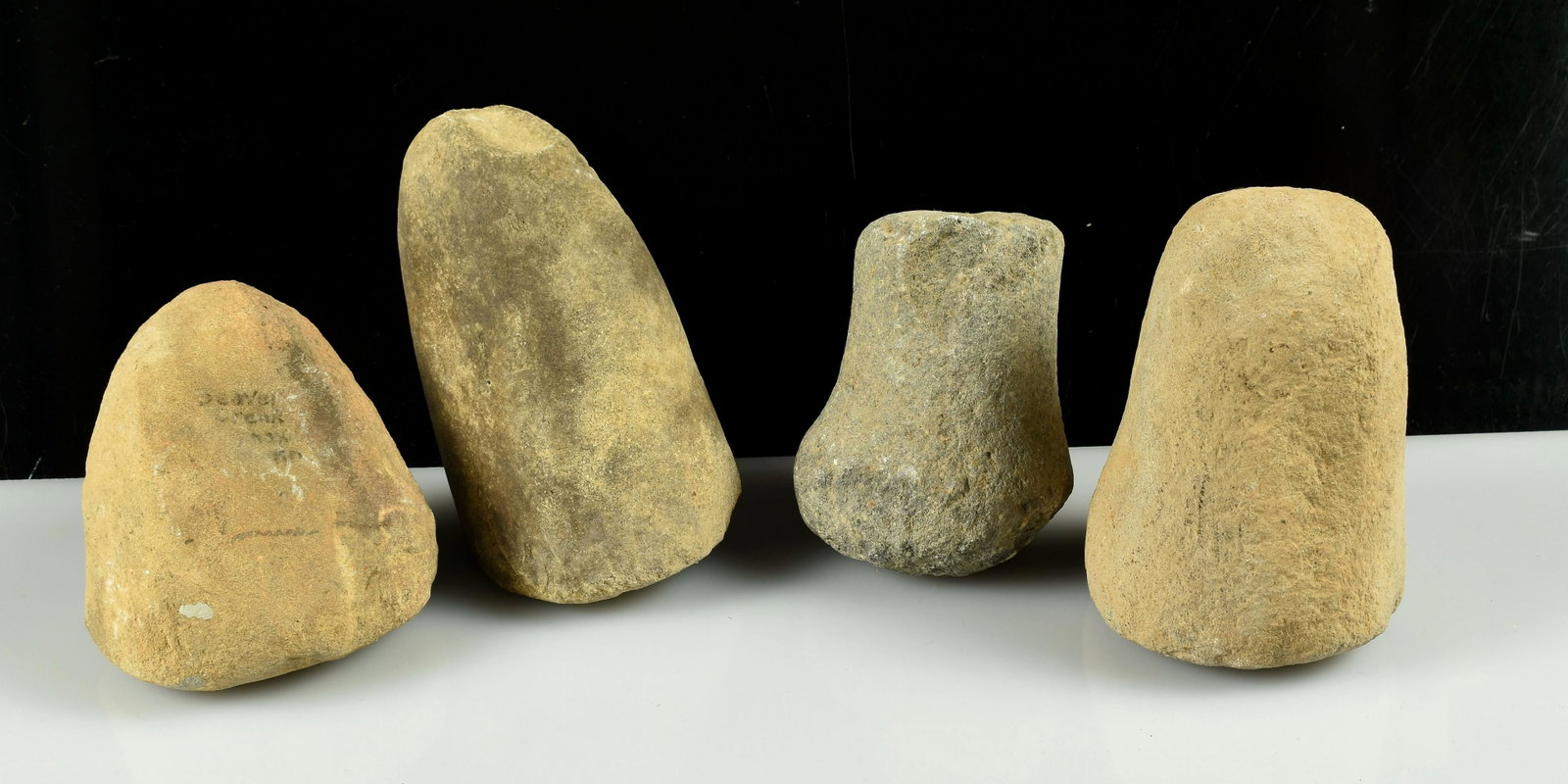 Lot of 4 Pestles: Ex Cowan Hood Collection. 