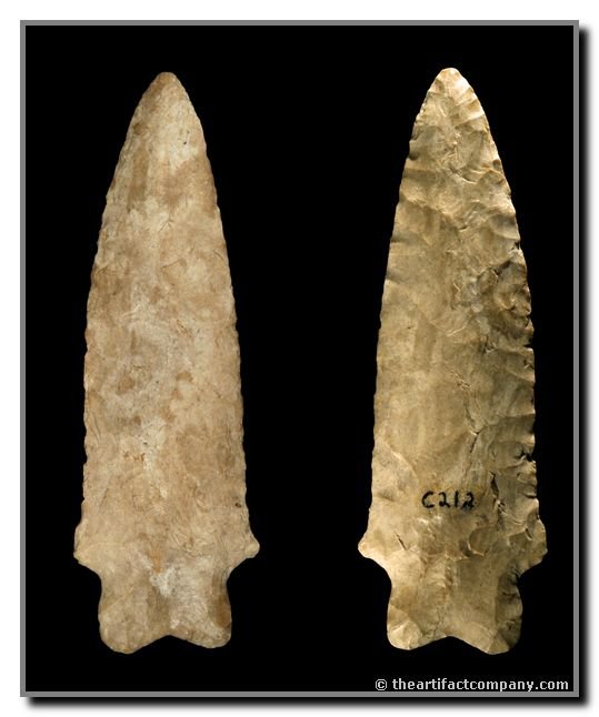 3 7/8" Chagrin River/Heavy Duty: Lincoln Co., Kentucky. Ft. Payne Chert. Ex - Senn, Jackson. Perino (1995), Stermer (2009)