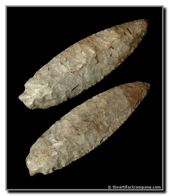 4 11/16" Benton: Nice piece of multicolor Fort Payne chert. Nelson Co., Kentucky. Ex - Sears Collection.
