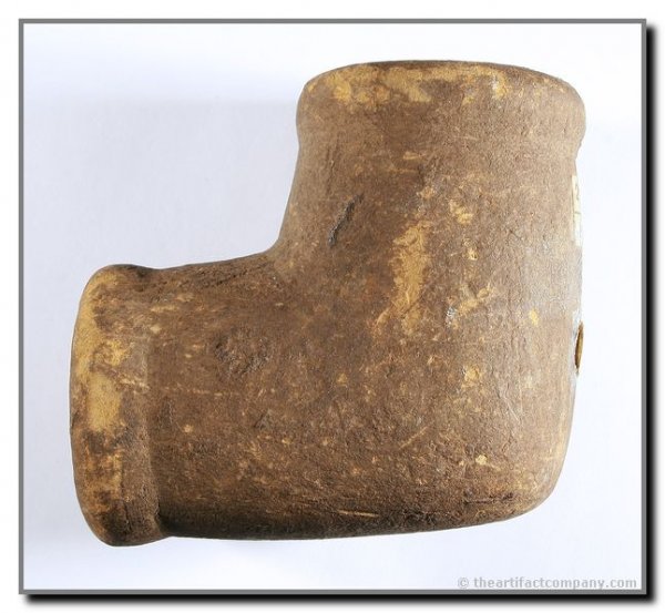 045: 3 3/4" LARGE Elbow Pipe