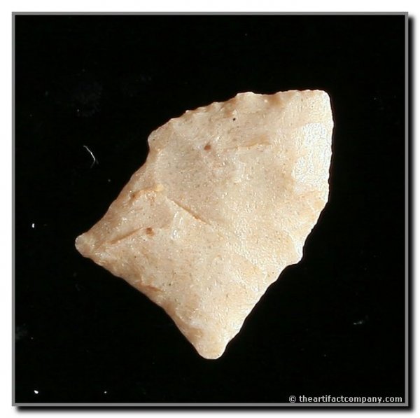 091: 15/16" Scottsbluff: Mesa Co., Colorado. Made from tan fine-grained quartzite. Ex - Jim Cason Collection. Davis COA.