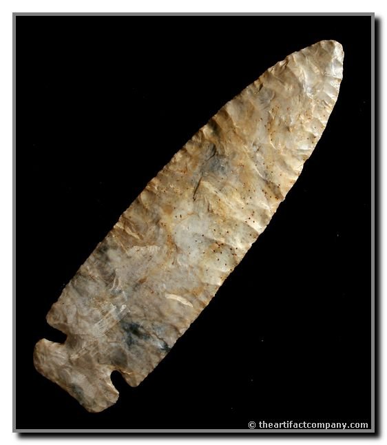 6 1/16" Dovetail: Large Dovetail from Ohio from the esteemed Dr. Rollin Bunch Collection and featured in the Bunch Collection book. Also Ex-Stan Copeland, Richard Mathews, and Duane Johnson. Perino identified as Bisher