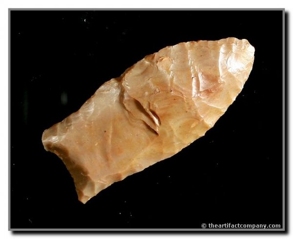 1 13/16" Cumberland: Carter Cave Flint. Clark Co., Kentucky. Jackson and Rogers COA's.