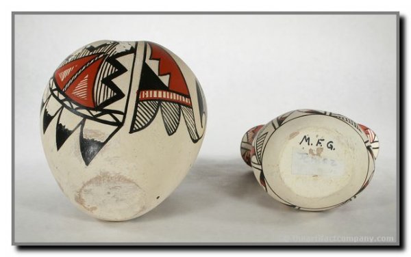 Pair of 5" Jemez Hopi Vessels - 2