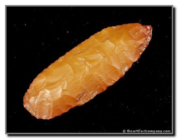2" Eden/Cody Complex: Excellent Cody flaking with nice Diamond Cross-Section from Klamath Co., Oregon. Jasper. Ex - Bodle Collection. Jackson COA.