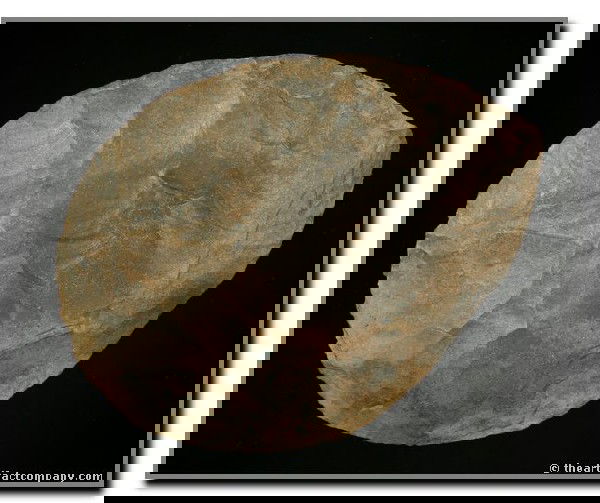 4 7/16" Cache Blade: Crib Mound. Spencer Co., Indiana. Hornstone.