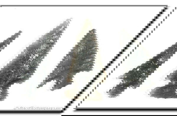 3 Washington Obsidian Birdpoints: Nice obsidian examples in Obsidian from Central Washington.