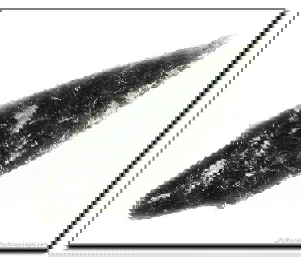 088: 2 1/4" Gypsum Cave: Found in a pasture near Lakeview in Lake Co., Oregon. Obsidian.