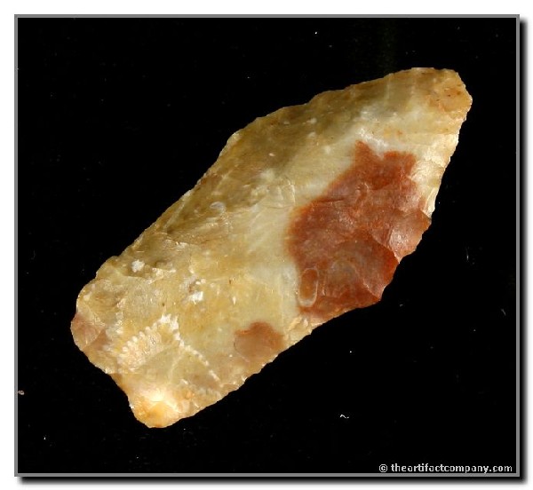 2" Hell Gap: New Mexico. Some translucency. Ex - George Green Collection.