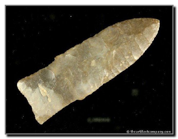 3 7/16" Scottsbluff: Well made example from Texas. Ex - Dave Dickey, Bob McWilliams, D.B. Cooper Collections. Restored Tip.