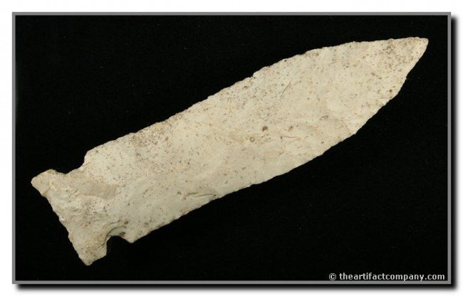 089: 5 3/4" Osceola Hemphill: Speckled Burlington. Lincoln Co., Missouri. Ex- Ronald Poore and Terry Allen Collections. Dickey COA.