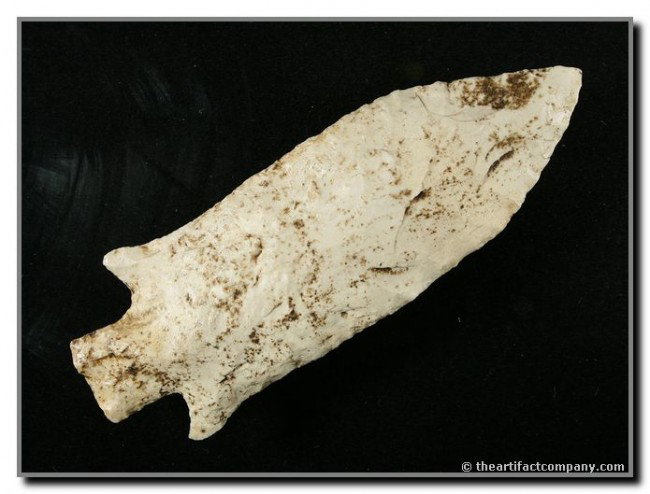 4 5/8" Etley: Classic 'candle flame' form completely intact with lots of minerals. Missouri. Ex- Jim Crawford and Terry Allen Collections.