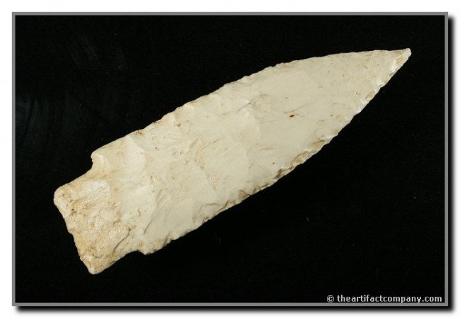 4 1/2" Etley: Glossy white Burlington. Missouri. Ex- Jim Crawford and Terry Allen Collections.