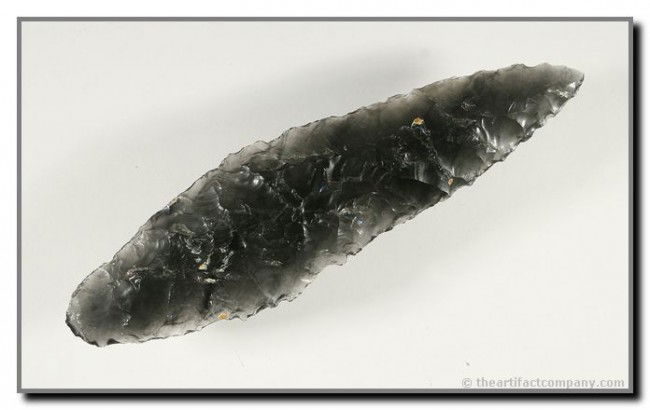 3 5/8" Cascade Knife: Translucent obsidian from the Bill Heap Collection. Oregon.