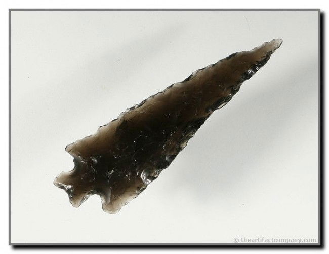 2 1/4" Elko Corner Notch: Obsidian. Bodle Family Ranch, Klamath Co., Oregon.