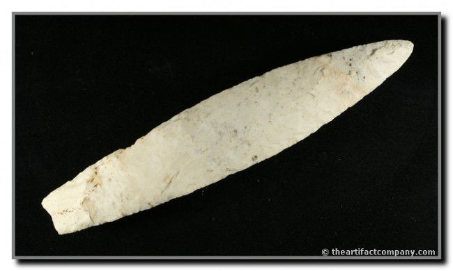 7" Sedalia: Long and fantastic!! A true 'centerpiece'. Found in Pike Co., Missouri. Ex- Terry Allen Collection. Jackson COA.