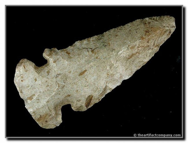 007: 3 9/16" Thebes: Large piece of Attica Chert from Indiana. Well-formed base.