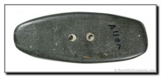 4" Gorget: Black Slate Example from Allen Co., Ohio.