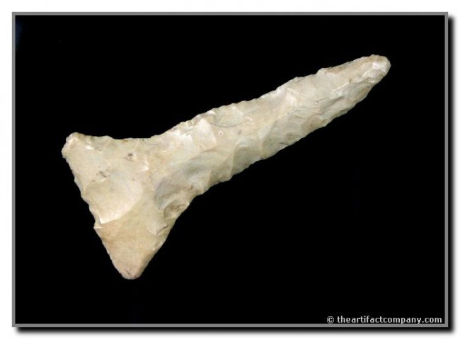 Excellent 2" Drill: Literally perfect. Creamy glossy Burlington. Ex- Terry Allen Collection. Missouri.