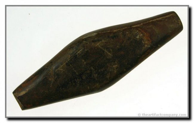 Great Expanded Center Adena Gorget: 4 1/4" inches and slathered in Red Ochre. Fresh from the field and to the market. You will love this gorget. Don't miss it!!! Ex- Short Collection. Bath Co., Kentucky.