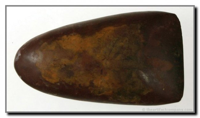 PERFECT!!! 3 1/8" Hematite Celt - Jackson COA: Good as they get. Obviously made to show off… not to use! Found in Mason Co., Kentucky. Ex- Humphries Collection. Jackson COA.