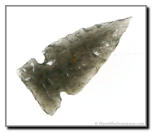 1 1/16" Washita: Obsidian example found in Lincoln Co., Nebraska by George Green.