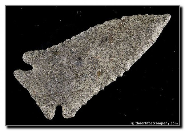 054: 3 1/4" Pinetree - Davis G9 COA: Classic Harrodsburg Chert. Found in Henry Co., Kentucky. Ex- Dallas Ross Collection. Davis G-9 COA.