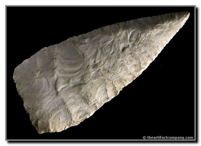 4 7/8" Cobbs Knife - Putty G9 COA: Extra nice example. Very thin and well made. Pretty white Burlington. Found in Quincy, Illinois. Ex- Terry Allen Collection. Putty G-9 COA.