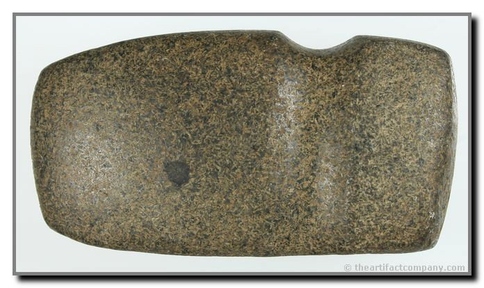 4 11/16" G-10 3/4 Groove Axe - Ex - J.G. Braeklein: Nicely done G-10 example found near Sibley in Jackson Co., Missouri. Ex - J.G. Braeklein Collection of Kansas City, Missouri. Ex - Dr. Joe Daugherty Collection. Granite. A really fine example.